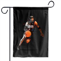Allen Iverson - Allen Iverson - Garden Flags — Decorative Flags