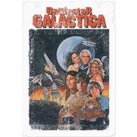 Vintage Distressed Battlestar Galactica - Battlestar Galactica - Stickers — Autocollants et stickers