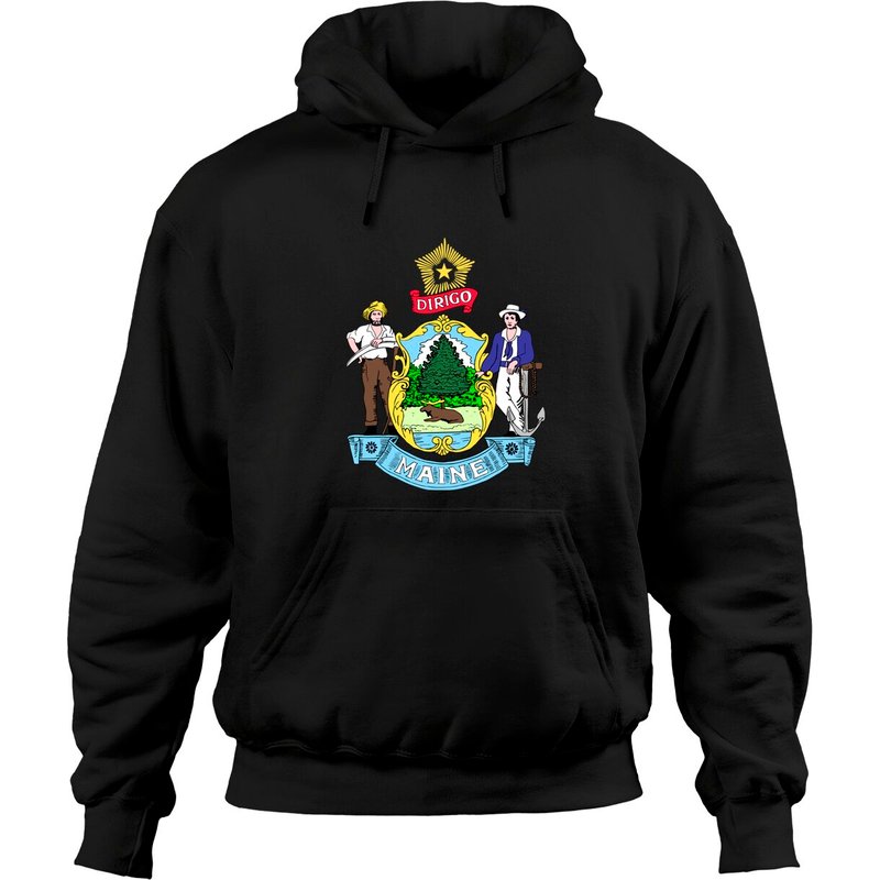 Flag Of Maine - Maine - Hoodies — Sweats à capuche pour hommes
