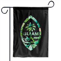 Guam Seal Garden Flags Jungle Style — Decorative Flags