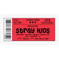 Stray Kids Concert Ticket Stray Kids Stickers