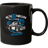 Blues Brothers On A Mission, Bluesmobile, Inspired By The 1980 Movie - Blues Brothers Movie - Mugs — Tasses et gobelets