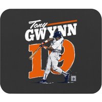 Tony Gwynn Men's Cotton Mouse Pads - San Diego Baseball Tony Gwynn Swing O Wht — Mouse Pads & Desk Mats