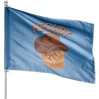Cowboy Cats House Flags Lover Animal Cowboy Pet Meowdy Meow Kitty Funny Cat