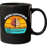 Abibliophobia Reading Bookworm Book Mugs