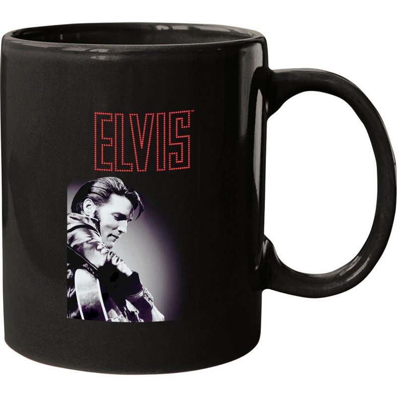 Elvis Presley Official Script Rock Music Mugs — Tasses et gobelets