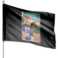 Tardis In Japan - Doctor Who - House Flags — Drapeaux décoratifs