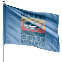 Tuna Fishing Saltwater Bluefin House Flags