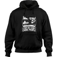 I Fish So I Don't Choke People Fishing Hoodies — Sweats à capuche pour hommes