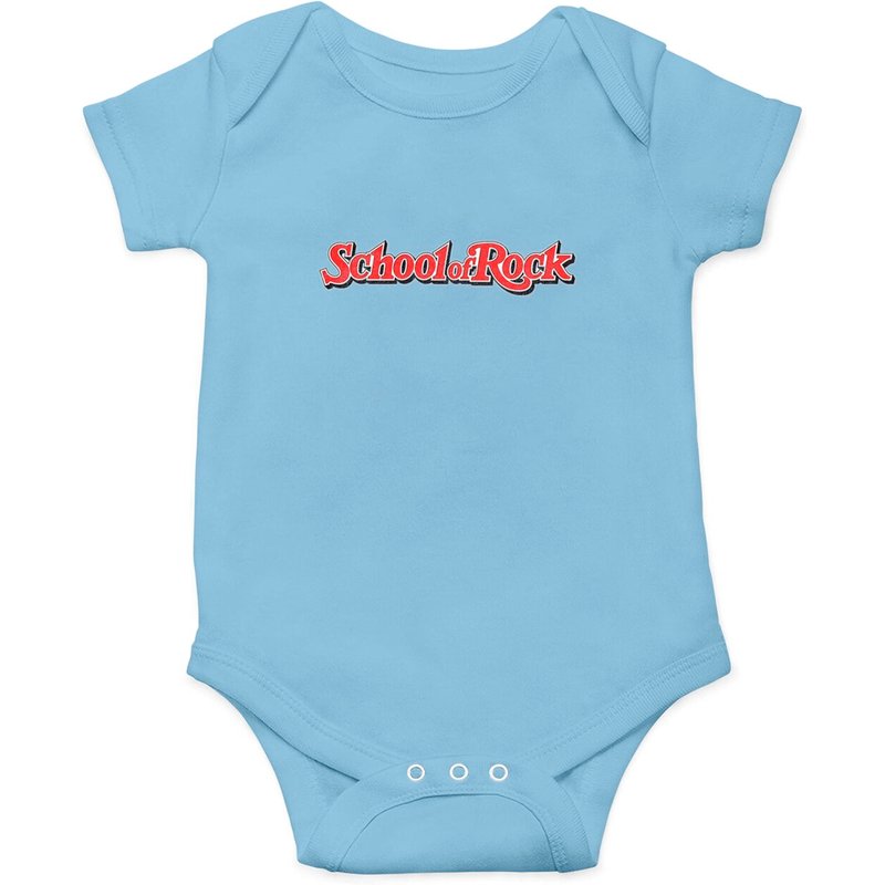 School Of Rock Logo (washed Out Design) - School Of Rock - Onesies — Bodys bébé