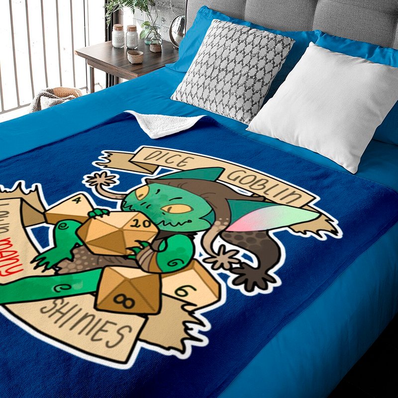Dice Goblin, 1 - Dice Goblin - Baby Blankets — Baby Blankets