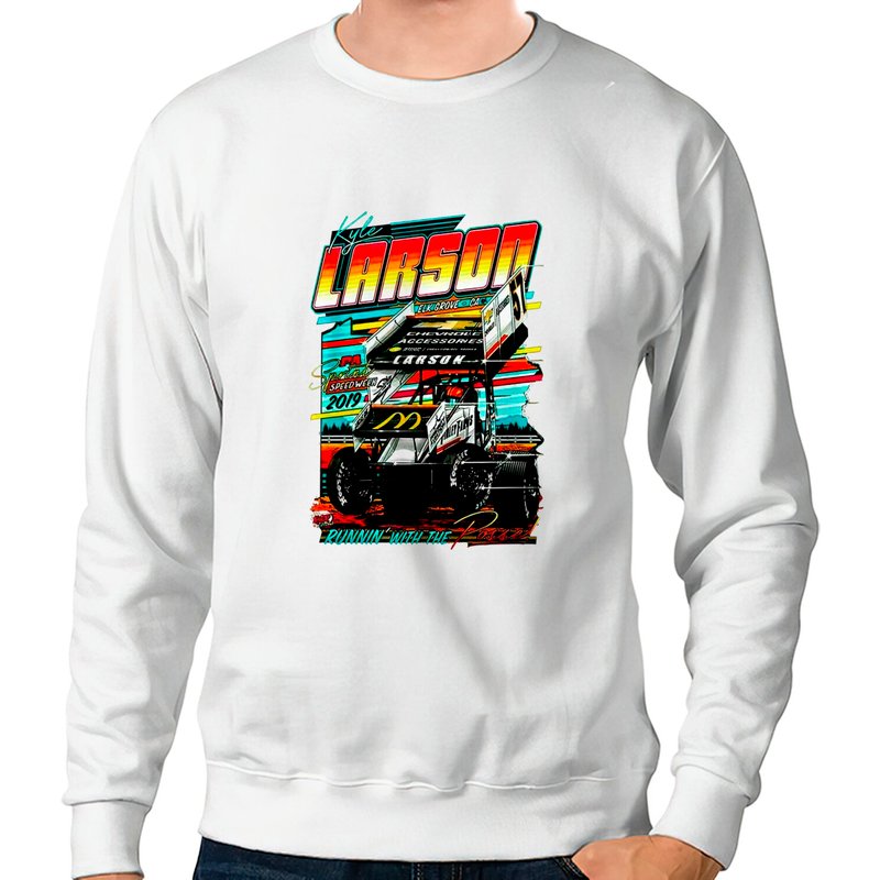 Kyle Larson Racing Car Sweatshirts