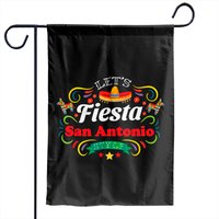 Let's Fiesta Garden Flags Drinking Party San Antonio Cinco De Mayo Garden Flags