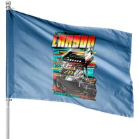 Kyle Larson Racing Car House Flags — Drapeaux décoratifs
