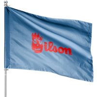 Wilson The Volleyball From Castaway - Castaway - House Flags — Drapeaux décoratifs