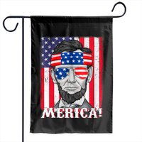 Abraham Lincoln Merica American Flag Boys Kids Garden Flags — Drapeaux décoratifs