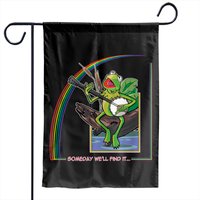 The Rainbow Connection - Mupptes - Garden Flags — Decorative Flags