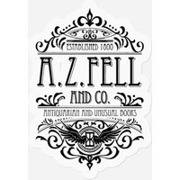 Good Omens: A.z. Fell Book Shop (dark) - Good Omens - Stickers — Stickers & Decals