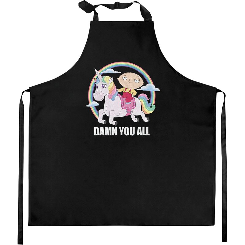Family Guy Men's Stewie Unicorn Kitchen Aprons — Tabliers de cuisine
