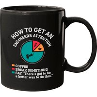 How To Get An Engineers Attention Funny Engineer Engineering Long Sleeve Mugs — Mugs & Tumblers