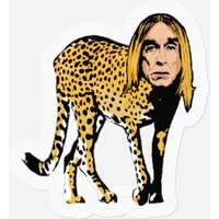 Street Walking Cheetah - Iggy Pop - Stickers — Autocollants et stickers