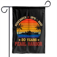 Vintage Pearl Harbor 80th Anniversary Flag Garden Flags — Decorative Flags