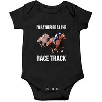 Horse Racing Onesies Race Track Onesies — Bodys bébé
