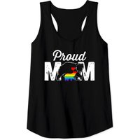 Mama Bear Proud Mom Rainbow Flag Gay Lgbt Pride Mother's Day Tank Tops