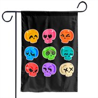 Pride Skulls Cute - Pride Month - Garden Flags — Drapeaux décoratifs