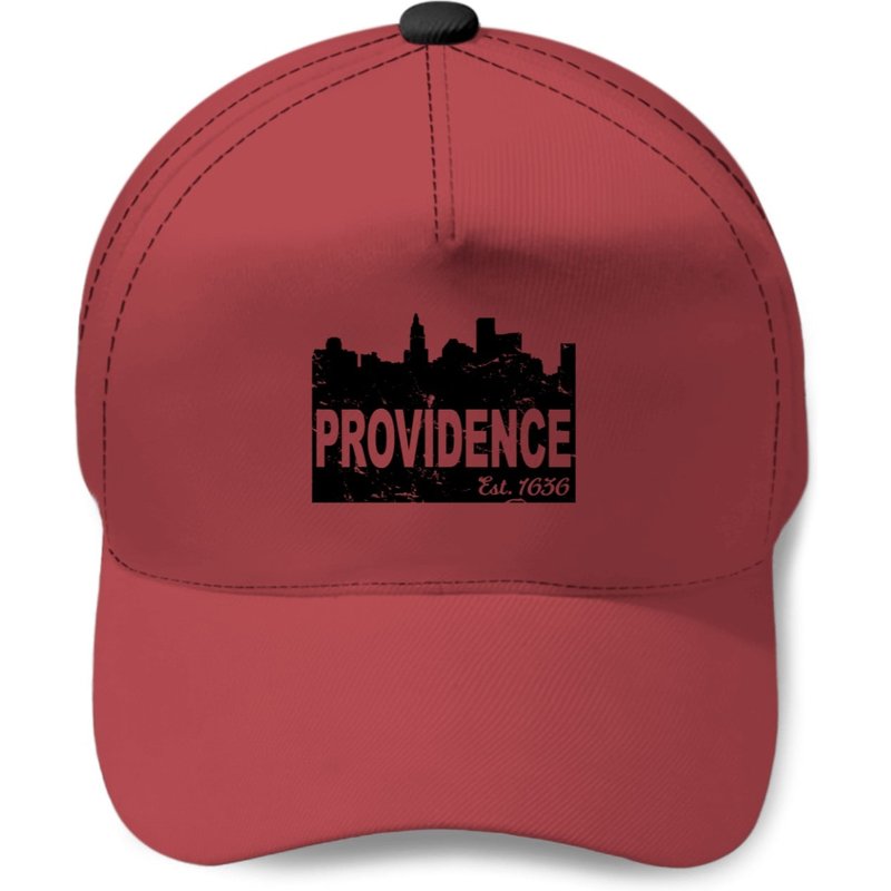 Providence Rhode Island Distressed City Baseball Caps — Baseball Cap