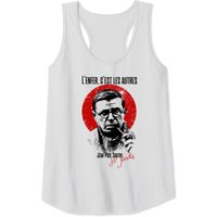 Hell Is The Other Jean Paul Sartre Quote - Jean Paul Sartre Quote - Tank Tops