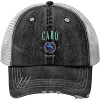 Cabo San Lucas Vintage Style Unisex Print Trucker Hats — Casquette de baseball