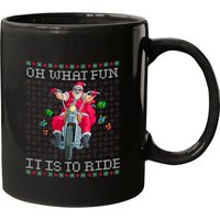 Oh What Fun It Is To Ride Motorcycle Christmas Gift Mugs — Mugs & Tumblers