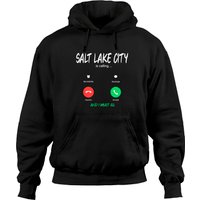 Salt Lake City Is Calling And I Must Go Hoodies — Sweats à capuche pour hommes