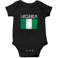 Vintage Nigeria Flag Onesies — Bodys bébé