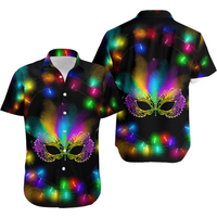 Carnival Lightful Mardi Gras Aloha Hawaiian Shirt