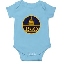 Vintage B&o Railroad Logo - Railroad - Onesies