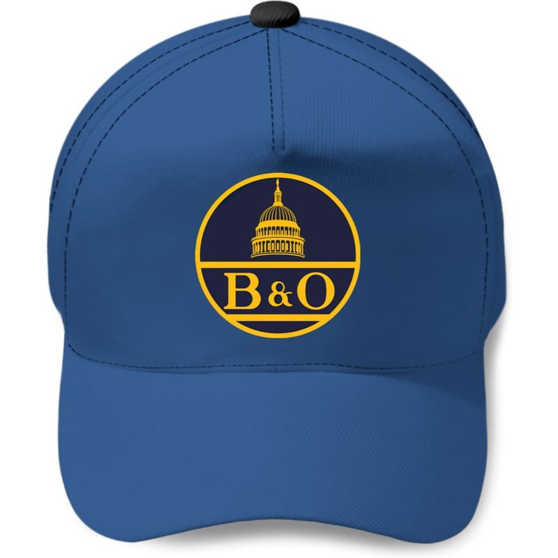 Vintage B&o Railroad Logo - Railroad - Baseball Caps — Casquette de baseball