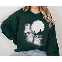 Cute Three Porg With Moon Sweatshirt — Sweats à capuche pour hommes