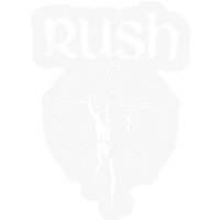 Rush Men's Star Logo Stickers Green — Stickers & Decals