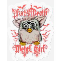 Furby Black Metal - Furby Black Metal - Stickers — Autocollants et stickers