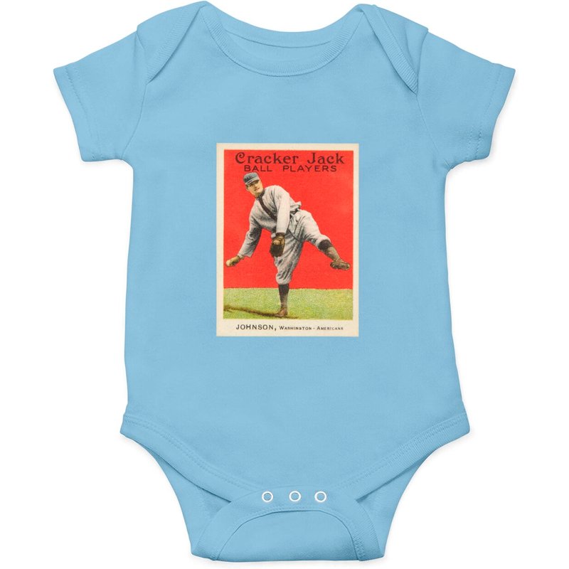 Walter Johnson 1915 Cracker Jack - Walter Johnson - Onesies — Bodys bébé