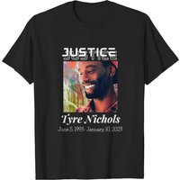 Justice For Tyre Nichols T-shirt; Stop Police Brutality; Black Lives Matter Shirt