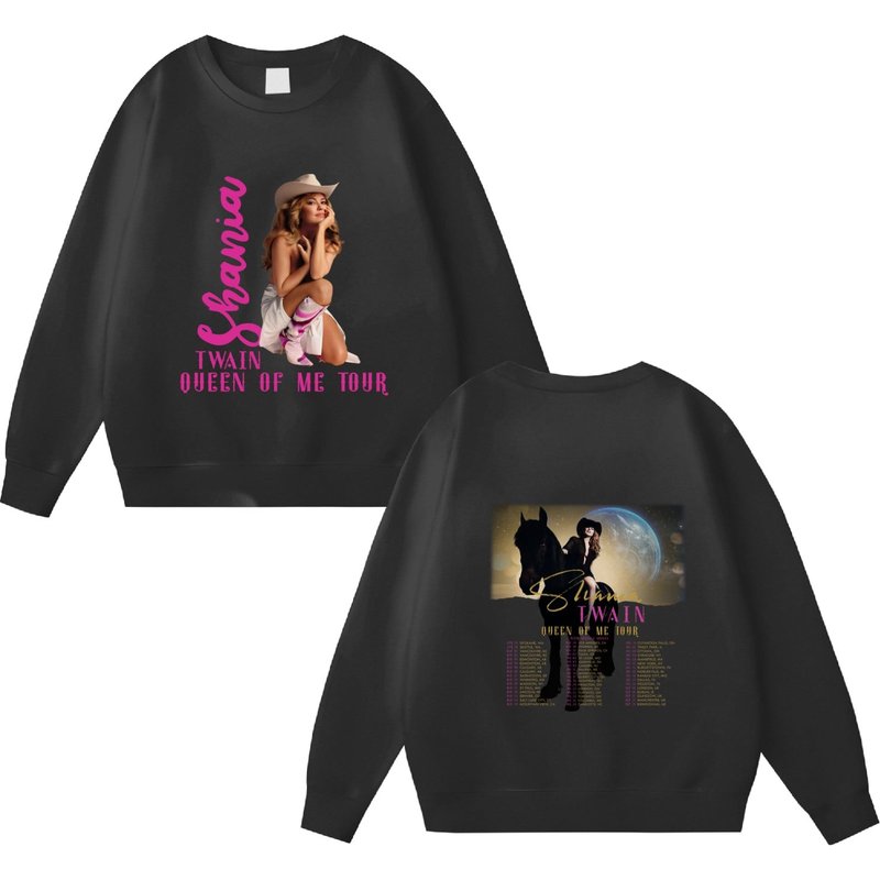 Queen Of Me Tour Shania Twain Sweatshirt — Sweats à capuche pour hommes