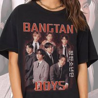 Bangtan Boys Shirt Vintage 90s Style Shirt — T-shirts pour hommes