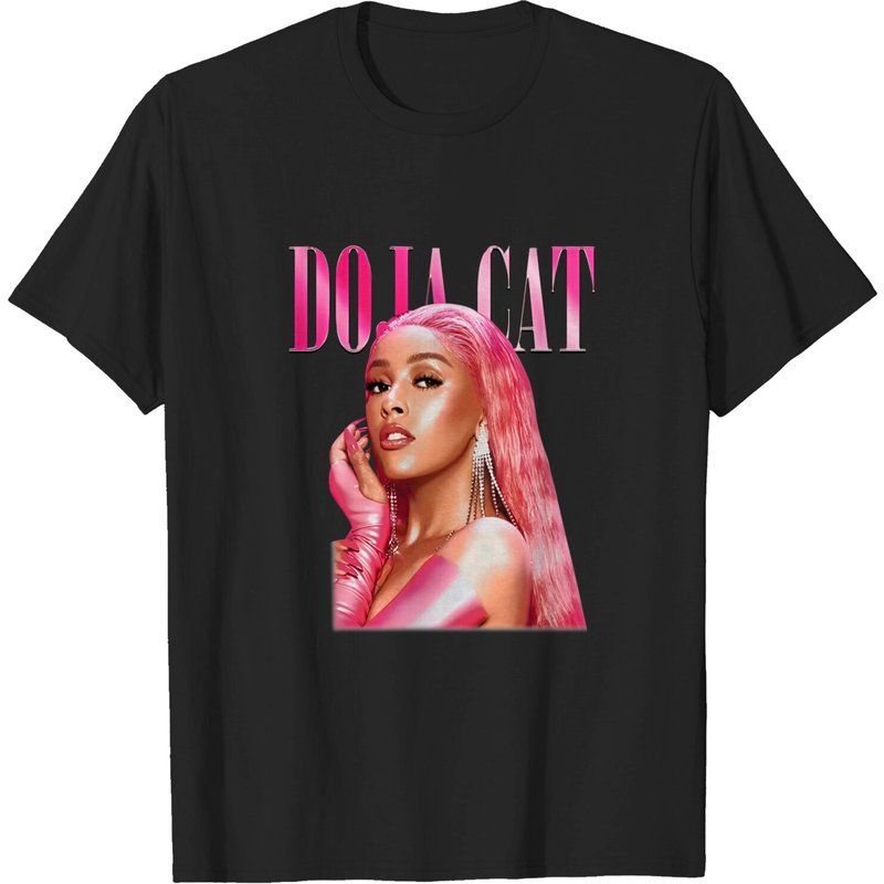 Doja Cat Vintage Hip-hop T-shirt, Outline T-shirt — T-shirts pour hommes