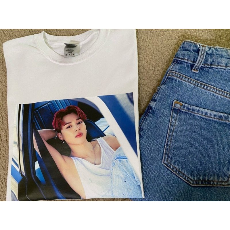 Jimin T-shirt - Bts Merchandise With Love — T-shirts pour hommes