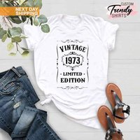 50th Birthday Shirt, Vintage 1973, Limited Edition 1973 Shirt — T-shirts pour hommes