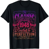 Vintage 1948 Limited Edition Shirt 75 Year Old 75th Birthday T-shirt