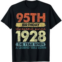 Vintage 1928 95 Year Old Gifts Limited Edition 95th Birthday T-shirt